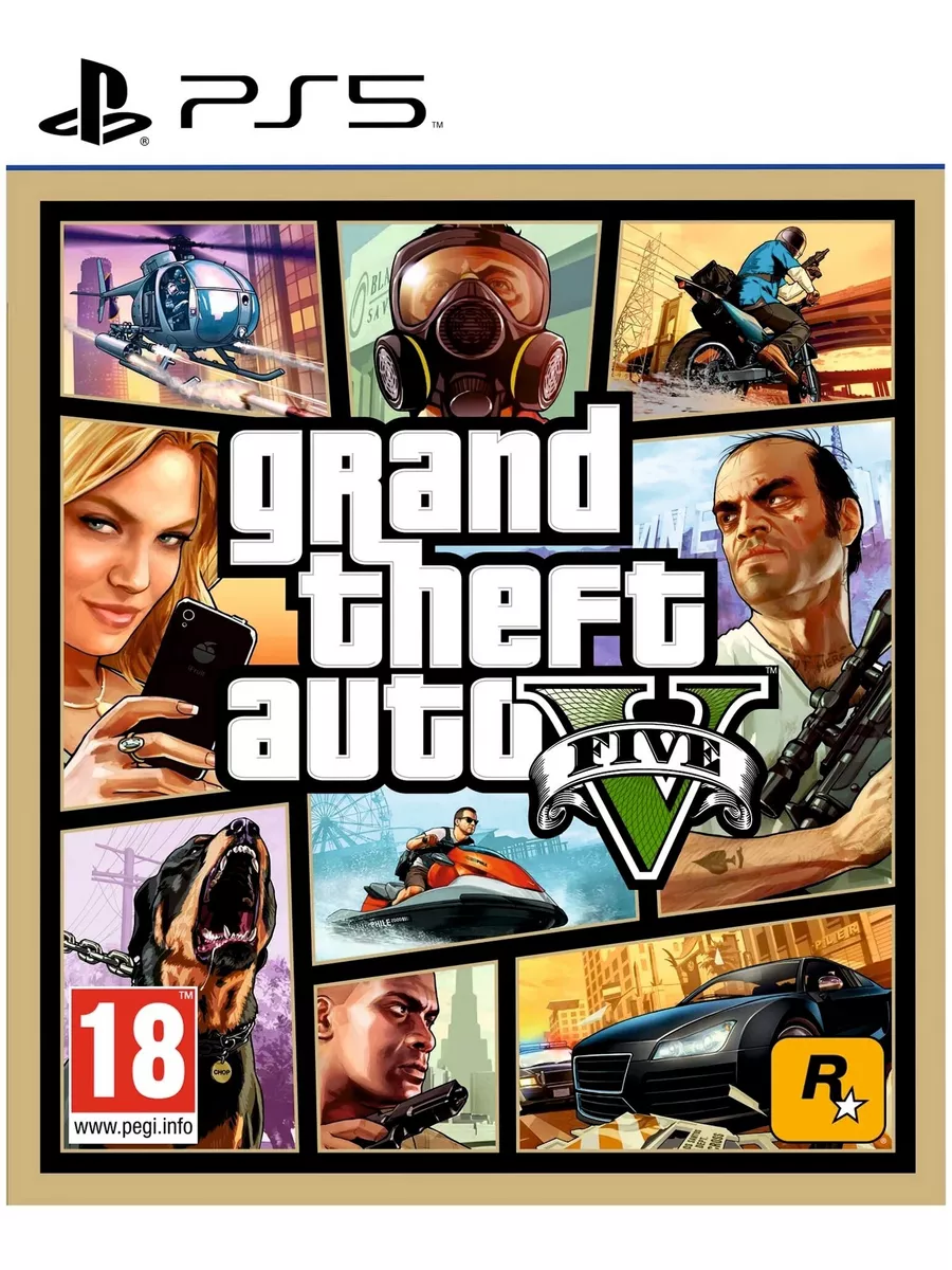 Игра Grand Theft Auto V GTA 5 ГТА 5 (PS5, русские субтитры) RockStar Games  173802764 купить за 1 720 ₽ в интернет-магазине Wildberries