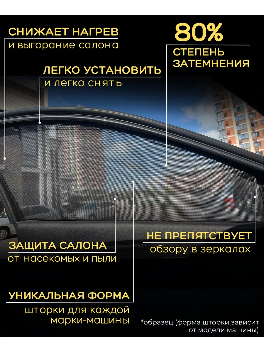 Автошторки Москвич 3 2022-н.в Toning 173816061 купить за 1 549 ₽ в  интернет-магазине Wildberries