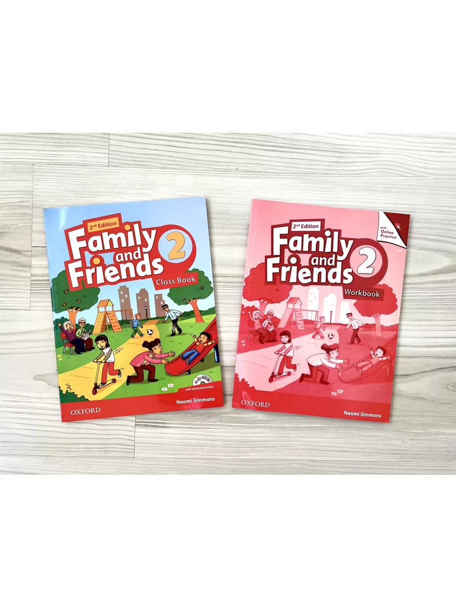 Family and friends 2: Class book and Workbook Oxford University Press  173855077 купить за 1 121 ₽ в интернет-магазине Wildberries