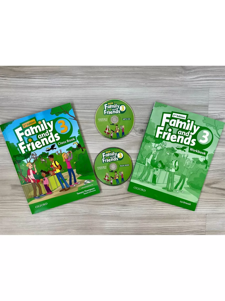 Family and friends 3: Class book and Workbook + 2СD Oxford University Press  173877725 купить за 1 121 ₽ в интернет-магазине Wildberries