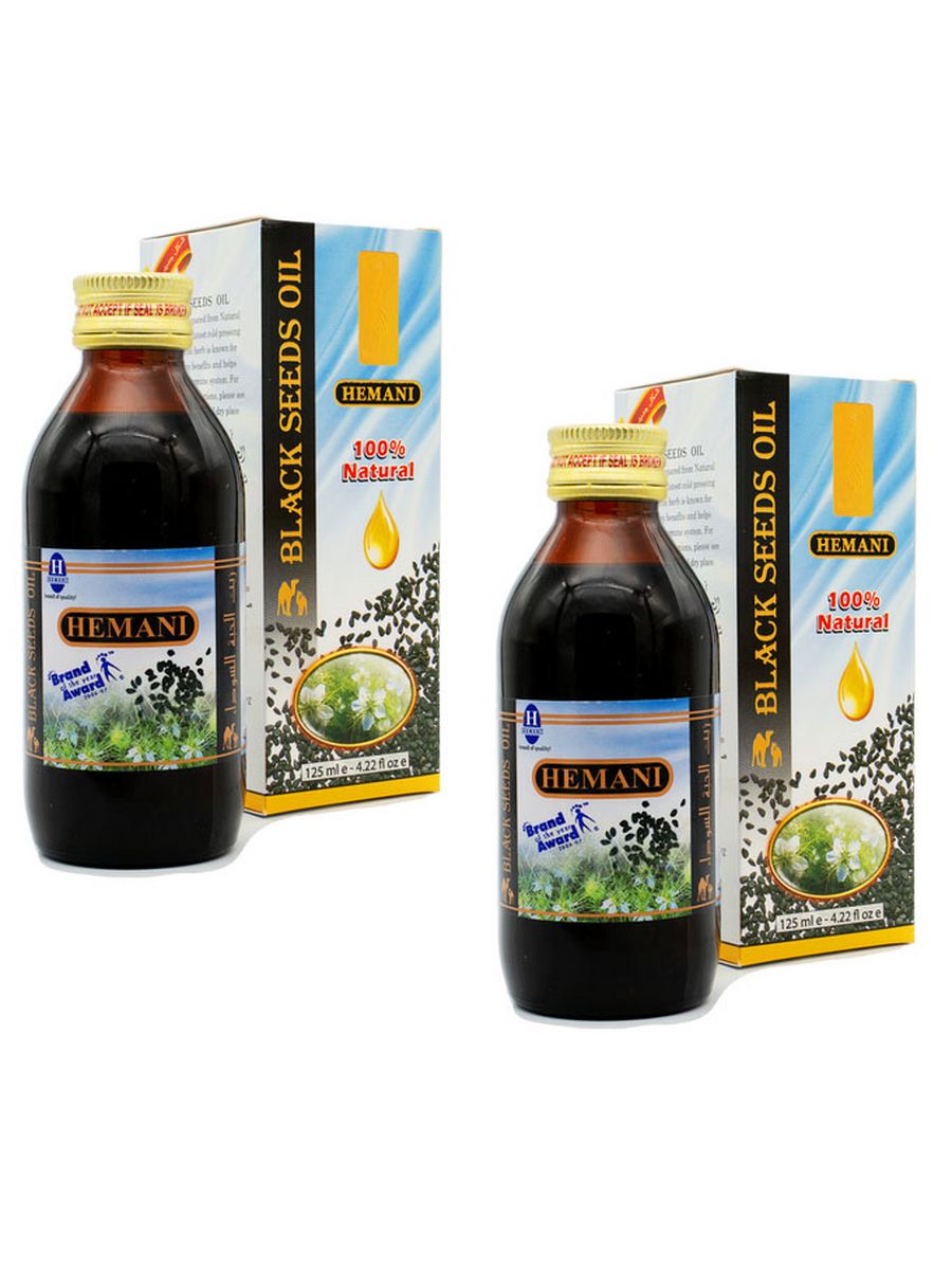Масло чёрного тмина (Black Seeds Oil) "Хемани", 125 мл..
