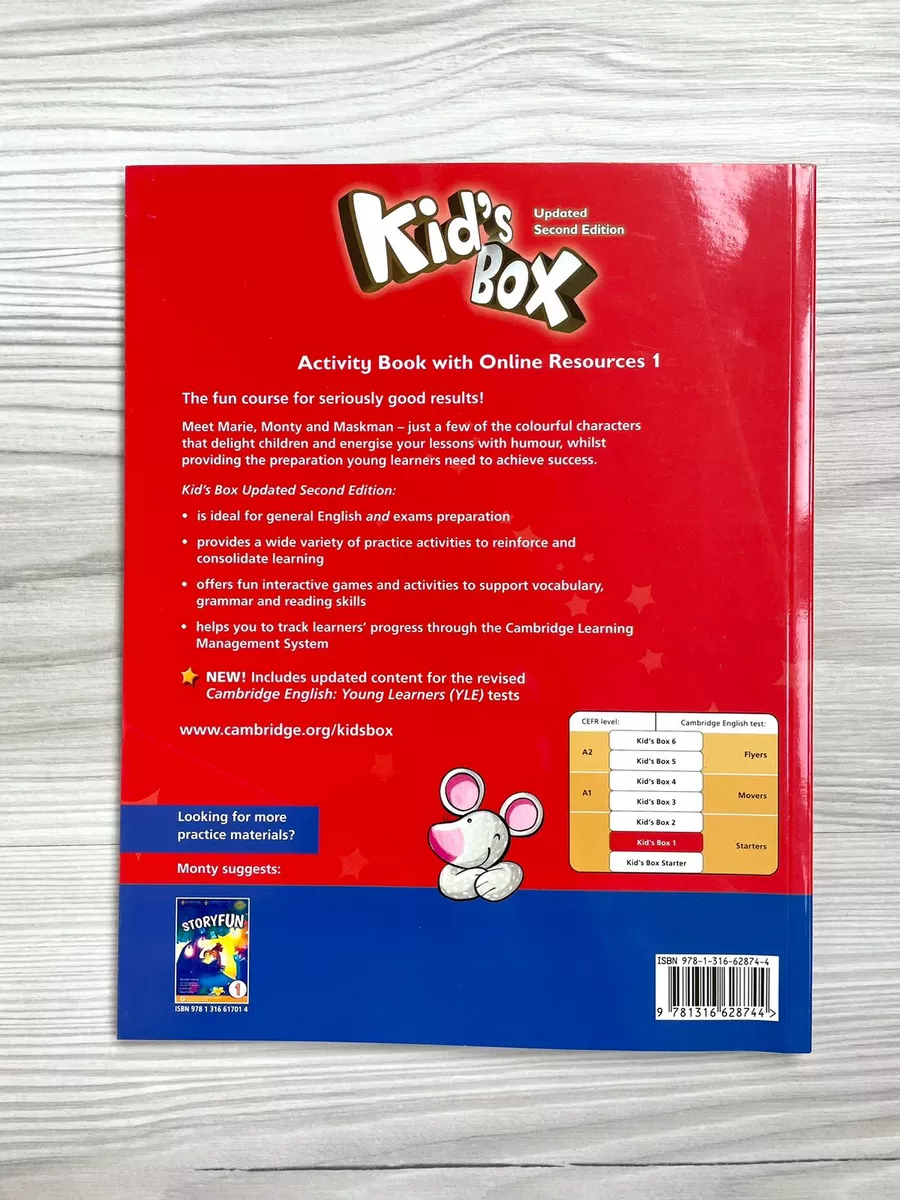 Kids Box 1 Комплект: Учебник+Рабочая тетрадь+CD Cambridge University Press  173947718 купить в интернет-магазине Wildberries