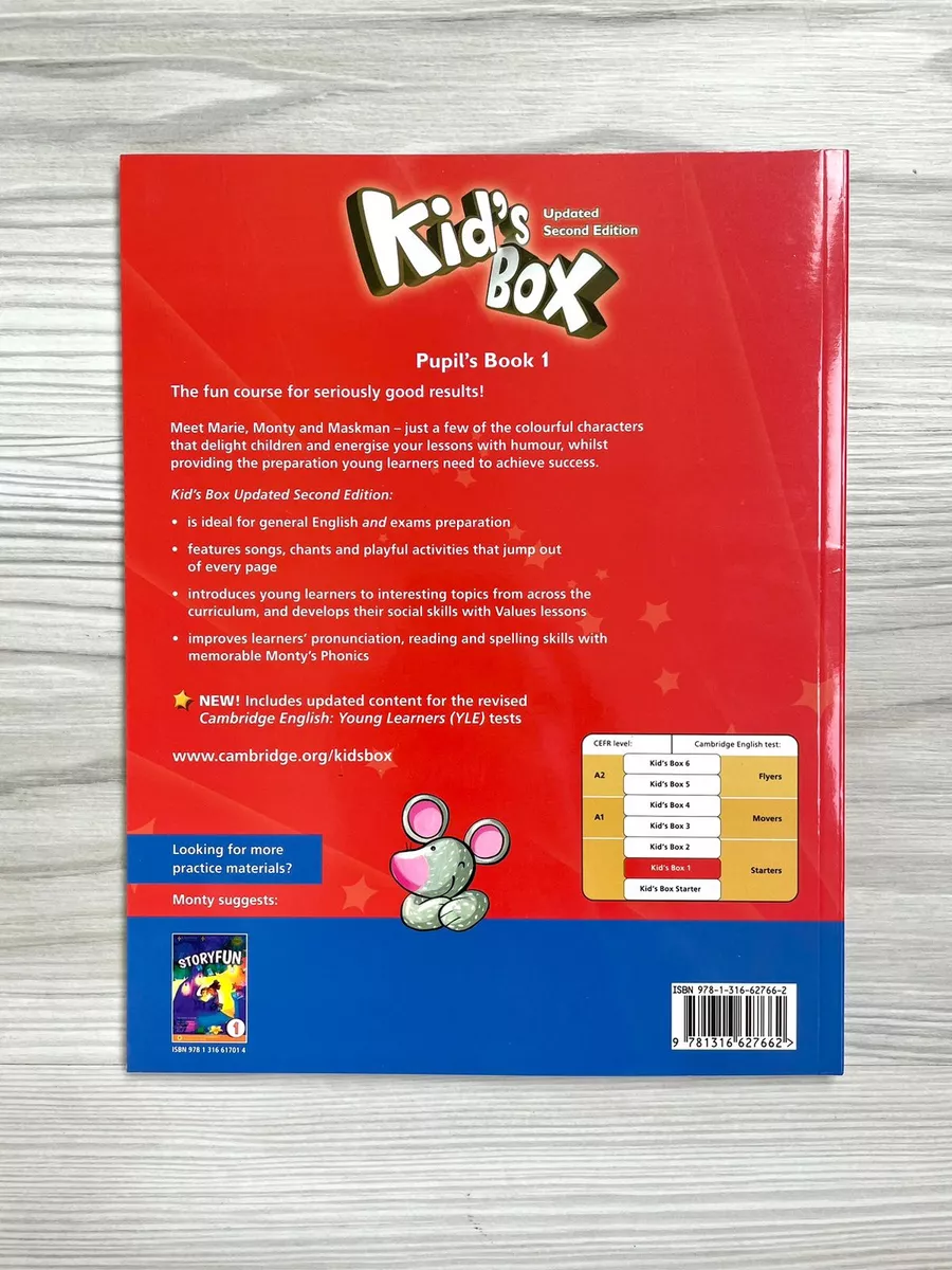 Kids Box 1 Комплект: Учебник+Рабочая тетрадь+CD Cambridge University Press  173947718 купить в интернет-магазине Wildberries