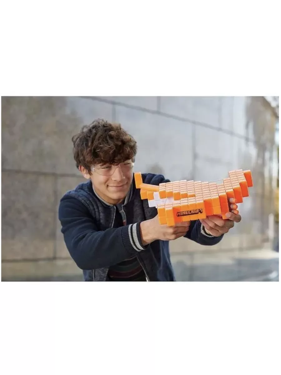 Бластер Hasbro Пусковая Установка Лук Minecraft F4415 NERF 173960702 купить  в интернет-магазине Wildberries