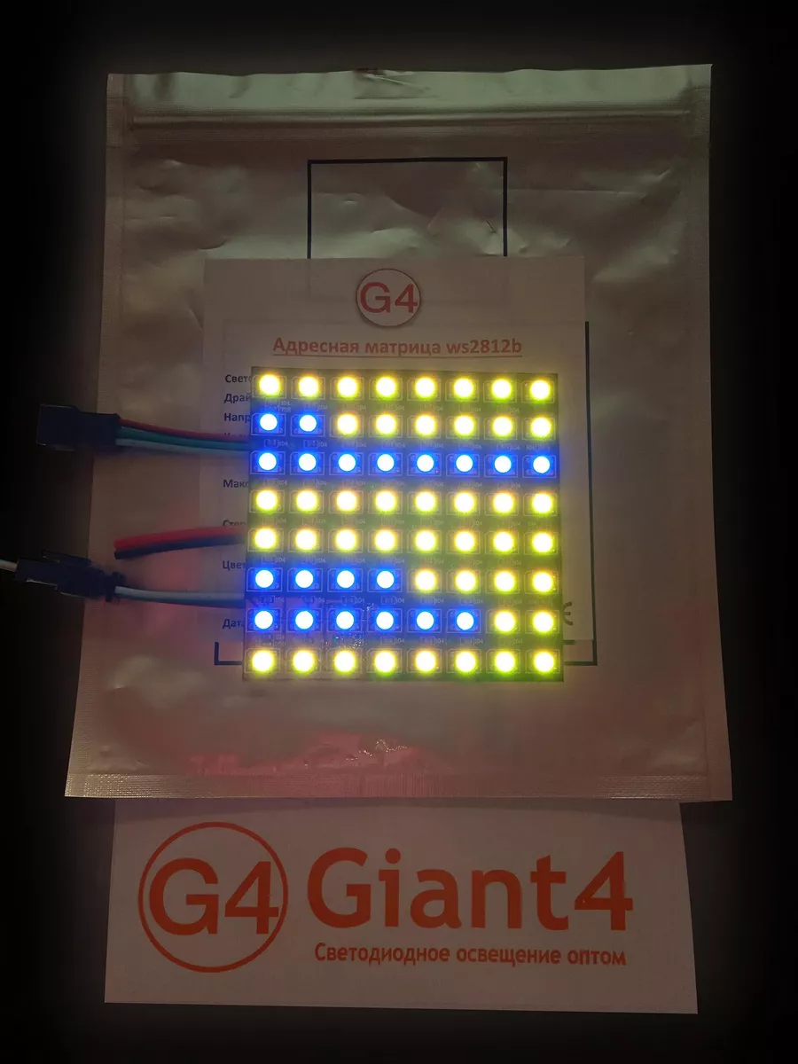RGB матрица 64x32