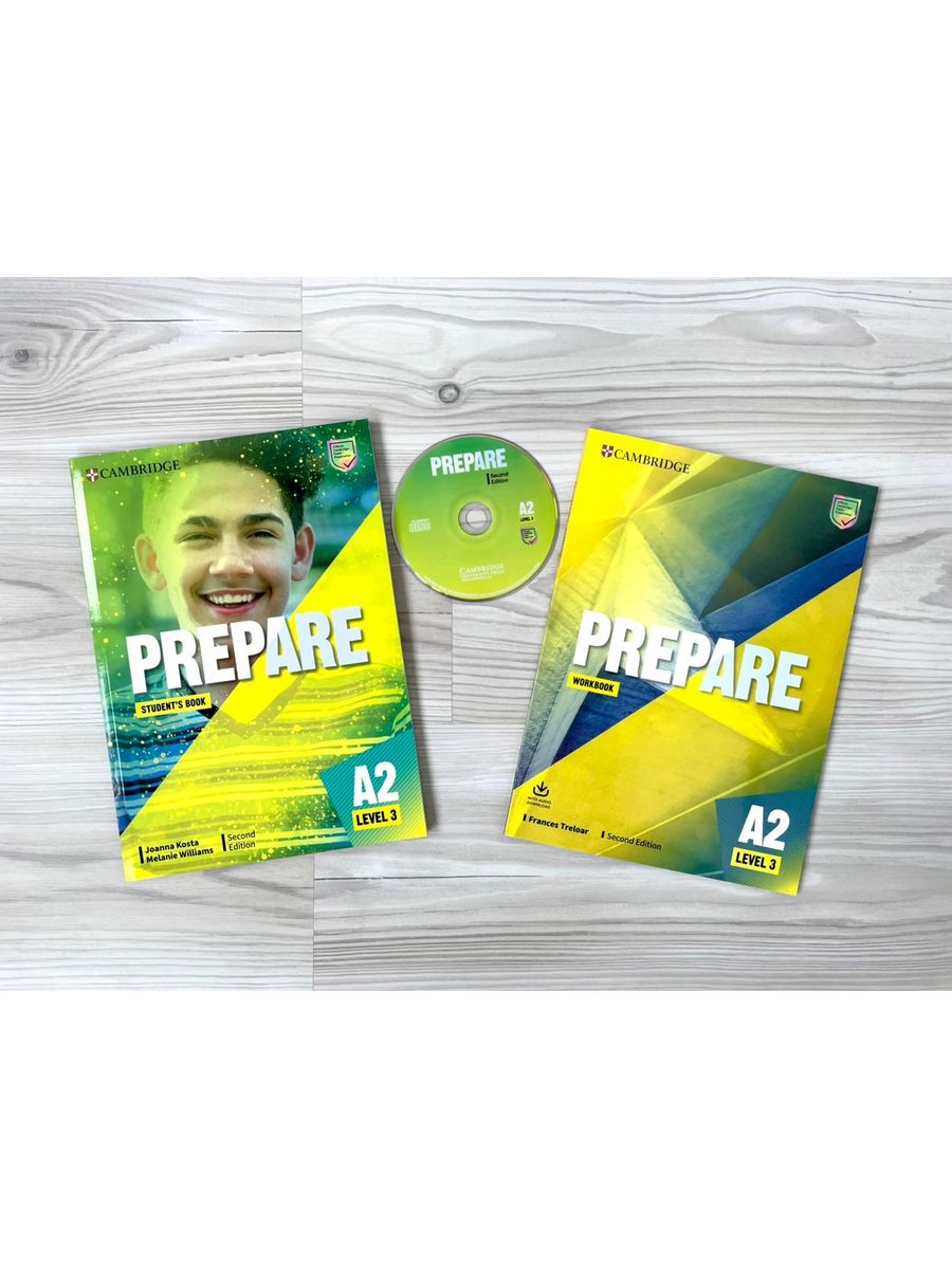 Prepare 3. A2 Комплект: Учебник+Рабочая Тетрадь+CD Cambridge University  Press 173982136 купить за 1 182 ₽ в интернет-магазине Wildberries