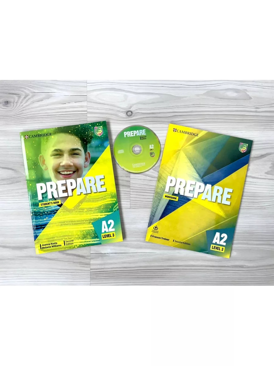 Prepare 3. A2 Комплект: Учебник+Рабочая Тетрадь+CD Cambridge University  Press 173982136 купить за 1 182 ₽ в интернет-магазине Wildberries