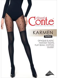 Колготки с имитацией гольфинов FANTASY KARMEN CONTE Elegant 173995025 купить за 626 ₽ в интернет-магазине Wildberries