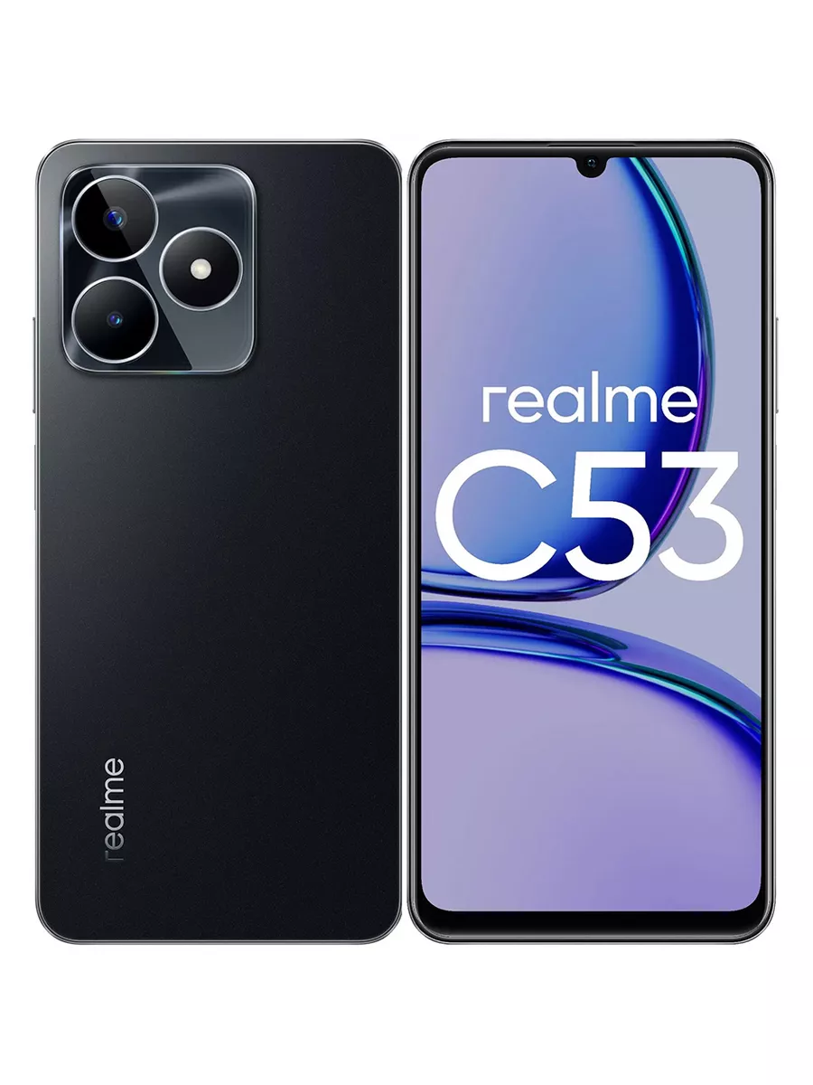 Смартфон С53 (RMX3760) 6/128 Gb, глубокий черный Realme 174014181 купить в  интернет-магазине Wildberries