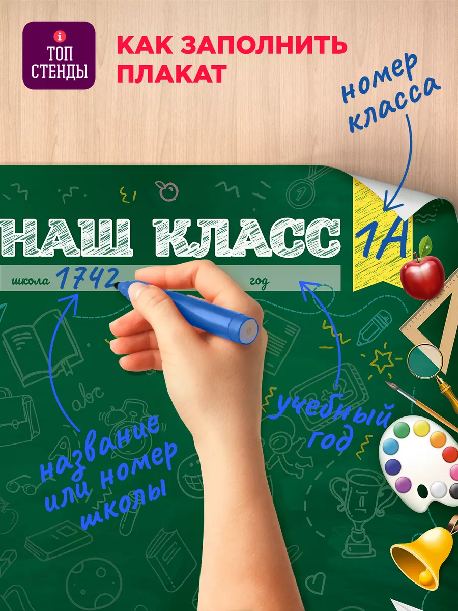 Плакат «Наш класс» — Школа