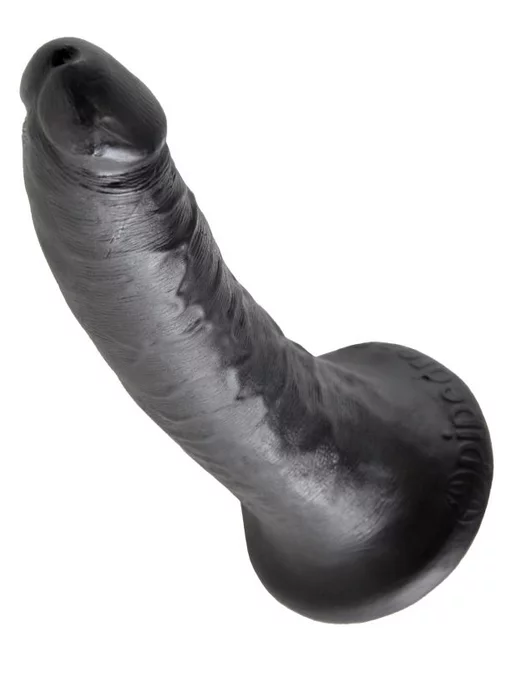 PIPEDREAM King Cock 7 Фаллоимитатор на присоске(17.8, Ø 4.1 см), черный, фото 4