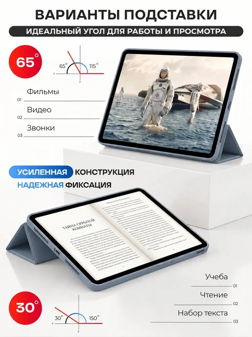 DiLo Чехол на планшет Samsung Galaxy Tab A8 10.5 дюймов, вариант, фото 5