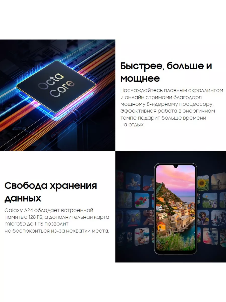 Смартфон Galaxy A24 SM-A245F 4/128 ГБ Samsung 174068413 купить в  интернет-магазине Wildberries