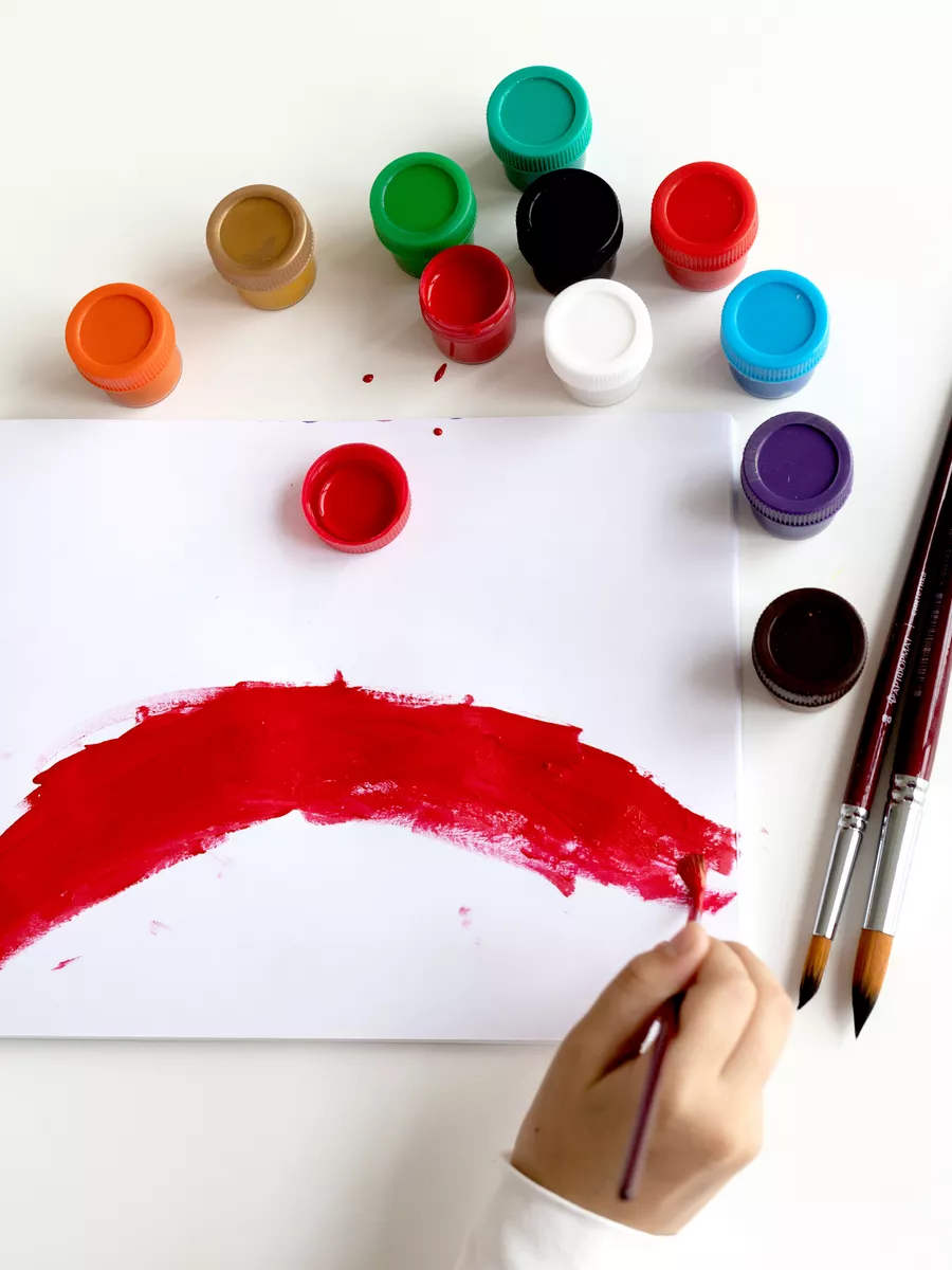 Brendka Гуашь краски для рисования детские набор 12 цветов
