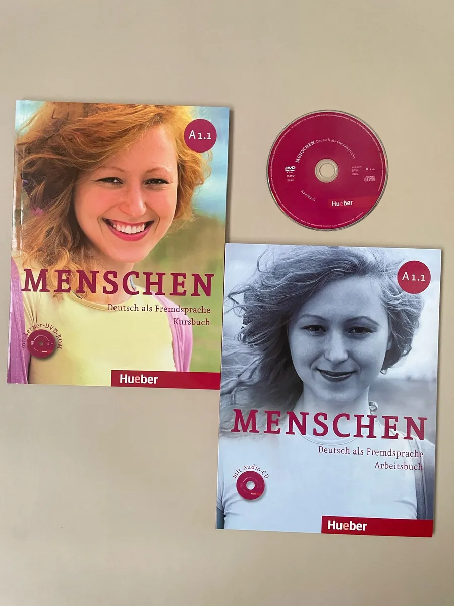 Menschen A1.1 Комплект:Kursbuch+Arbeitsbuch+DVD-ROM
