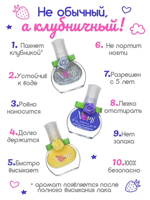 Nomi Набор лаков для ногтей, серый, фото 3
