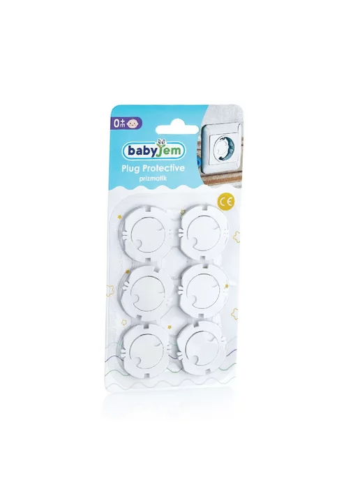 BabyJem Заглушки для розеток 6 шт. 123, 6 шт