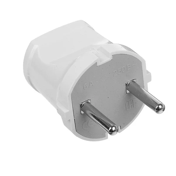 Вилка прямая TDM 6 А 250 В IP20 без з/к