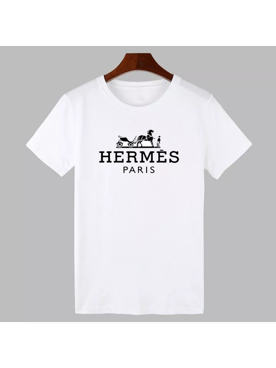 Футболка с принтом Hermes Фирма Brand Бренд Стиль REVOLVER13 174194936  купить за 970 ₽ в интернет-магазине Wildberries