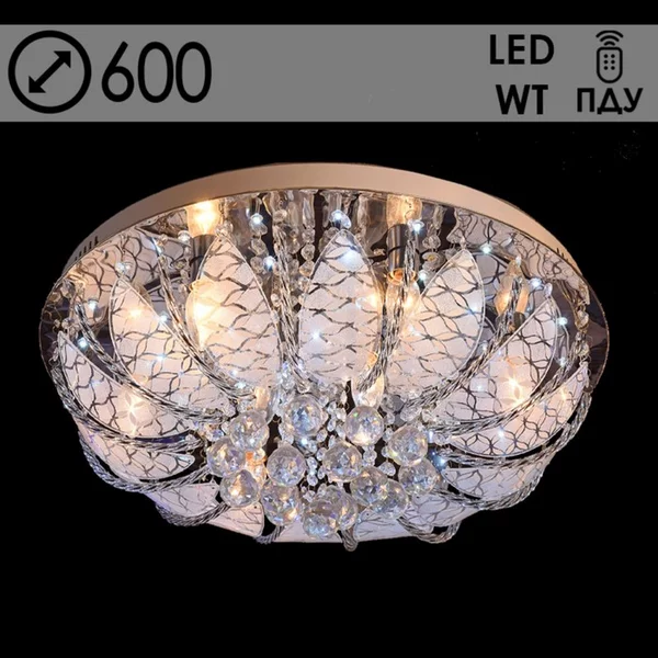 Люстра 55576/600 8х40Вт E14 LED ПДУ