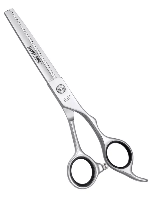 Silver Star Ножницы парикмахерские филировочные 40 зубчиков, серебристый, фото 5