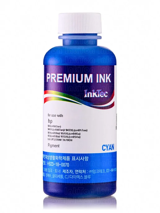 Inktec Чернила для принтера HP 6100, 6600 6700 7110 7510, 7610, черный, фото 3