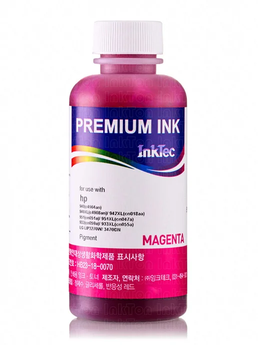Inktec Чернила для принтера HP 6100, 6600 6700 7110 7510, 7610, черный, фото 4
