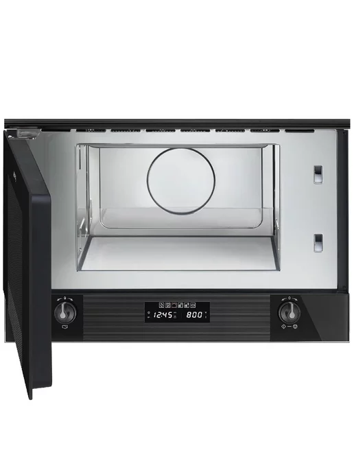 Smeg Микроволновая печь MP122B3, черный, фото 4