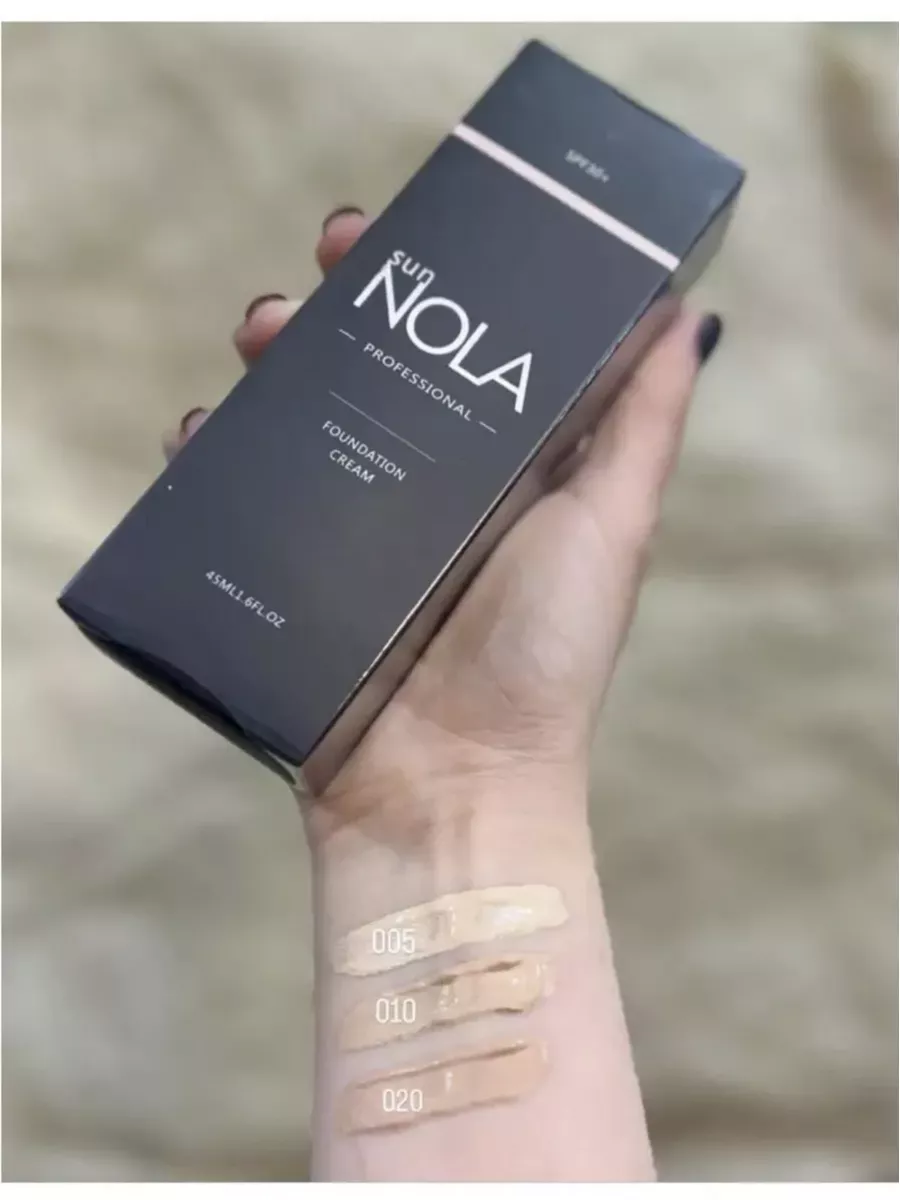 Тональный крем NOLA SPF 15+ тон 010 SUNNOLA 174317639 купить за 1 722 ₽ в  интернет-магазине Wildberries