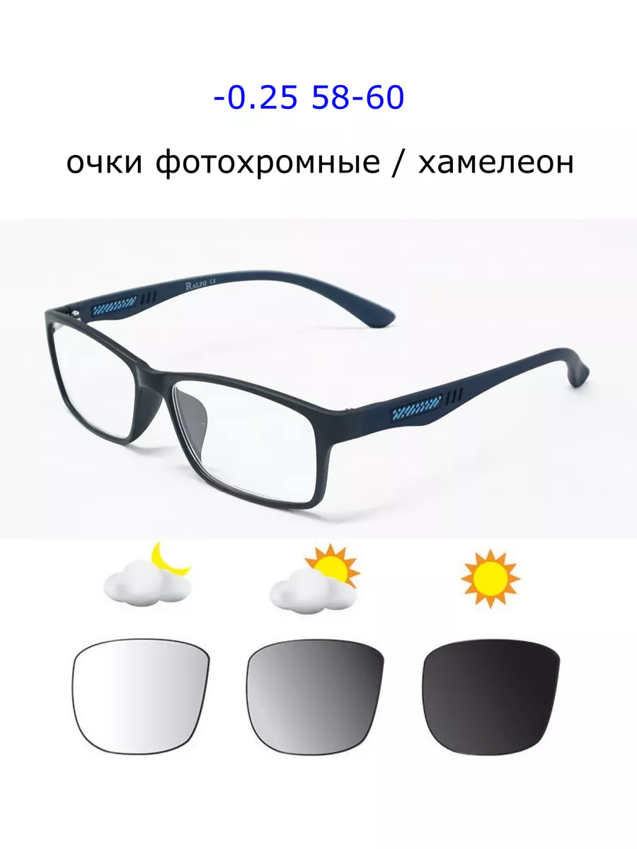 хамелеон очки фотохромные