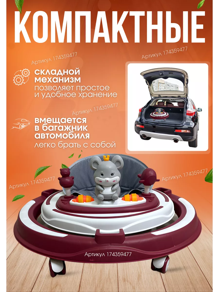 детские ходунки baby walker 174359477 купить за 2 454 ₽ в интернет-магазине  Wildberries