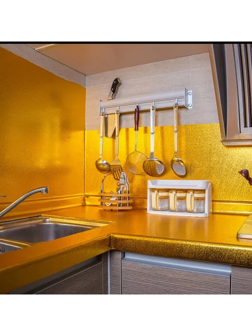 JM.HomeWare Самоклеющаяся пленка для мебели, кухни и стен, желтый, фото 4