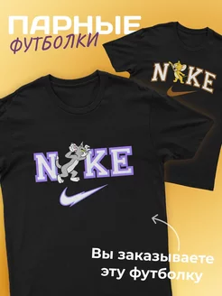 Футболка черная базовая оверсайз с принтом Nike 174400535 купить за 382 ₽ в интернет-магазине Wildberries