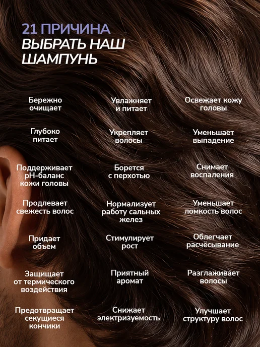 Y&B Мужской шампунь для волос от перхоти профессиональный, вариант, фото 3