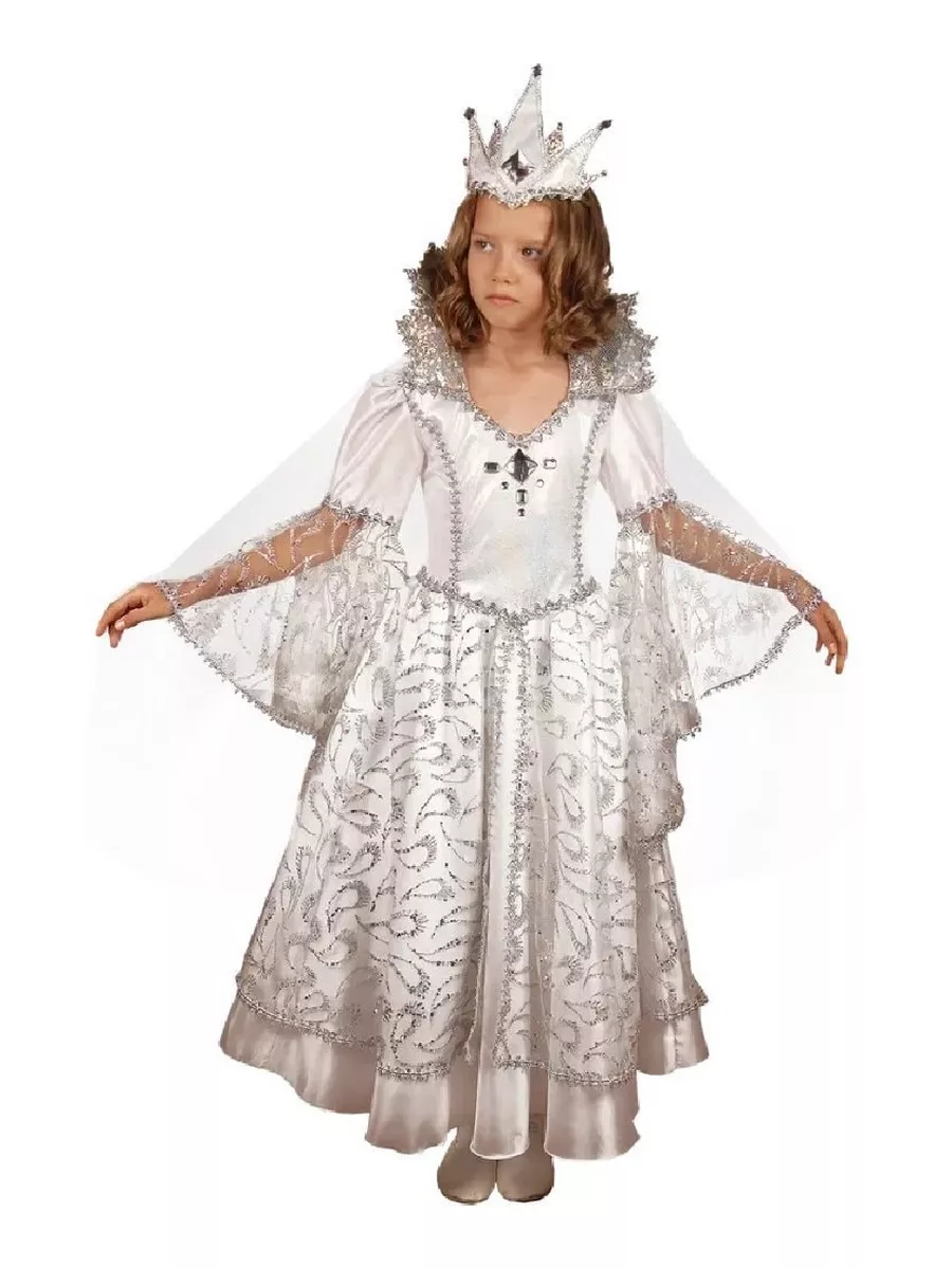 Карнавальный костюм Снежная Королева, рост 140 см