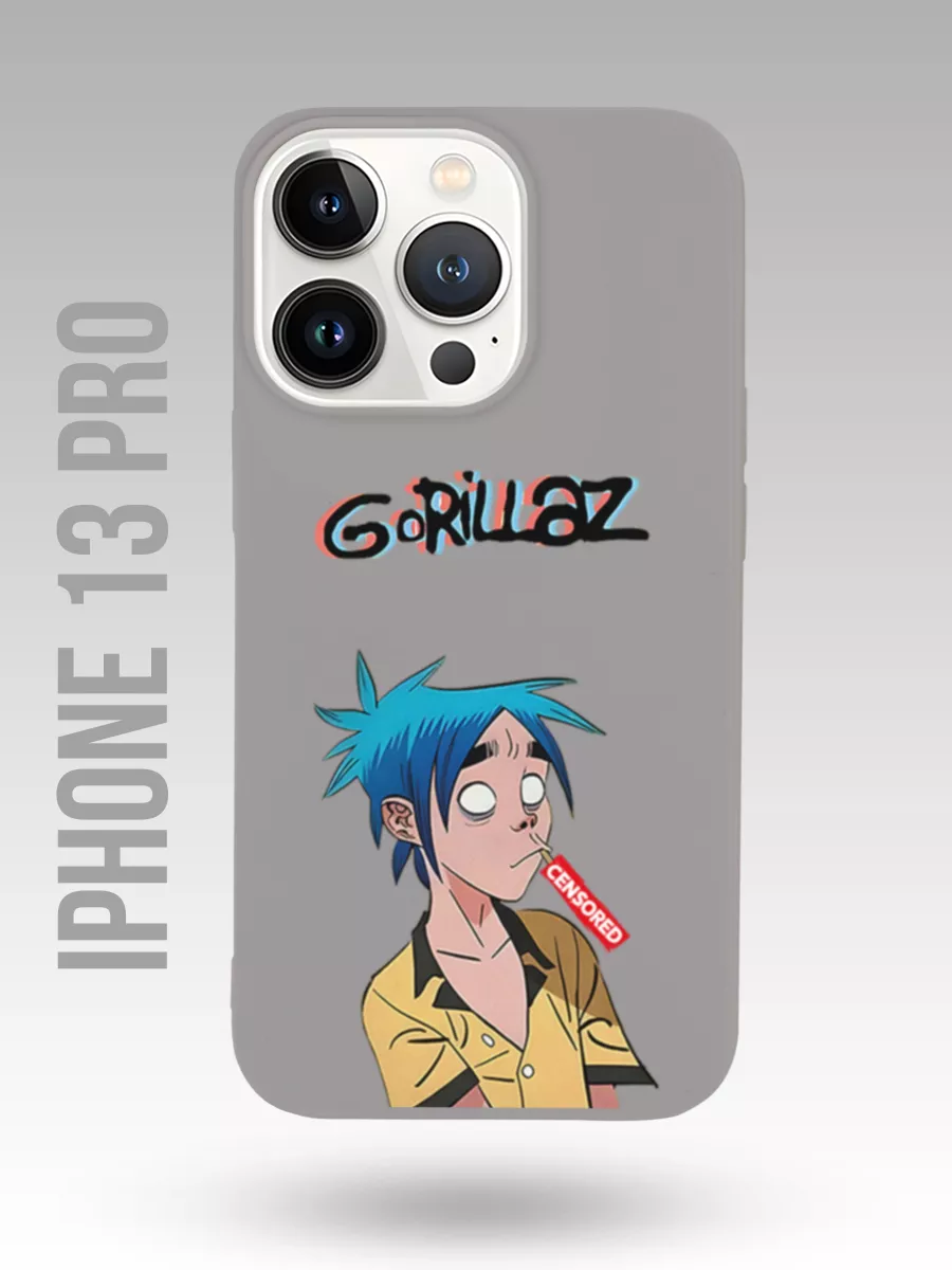 Чехол на Iphone 13 Pro группа Gorillaz|Гориллаз|Арт|Краски Nuobi my Style  174428085 купить в интернет-магазине Wildberries