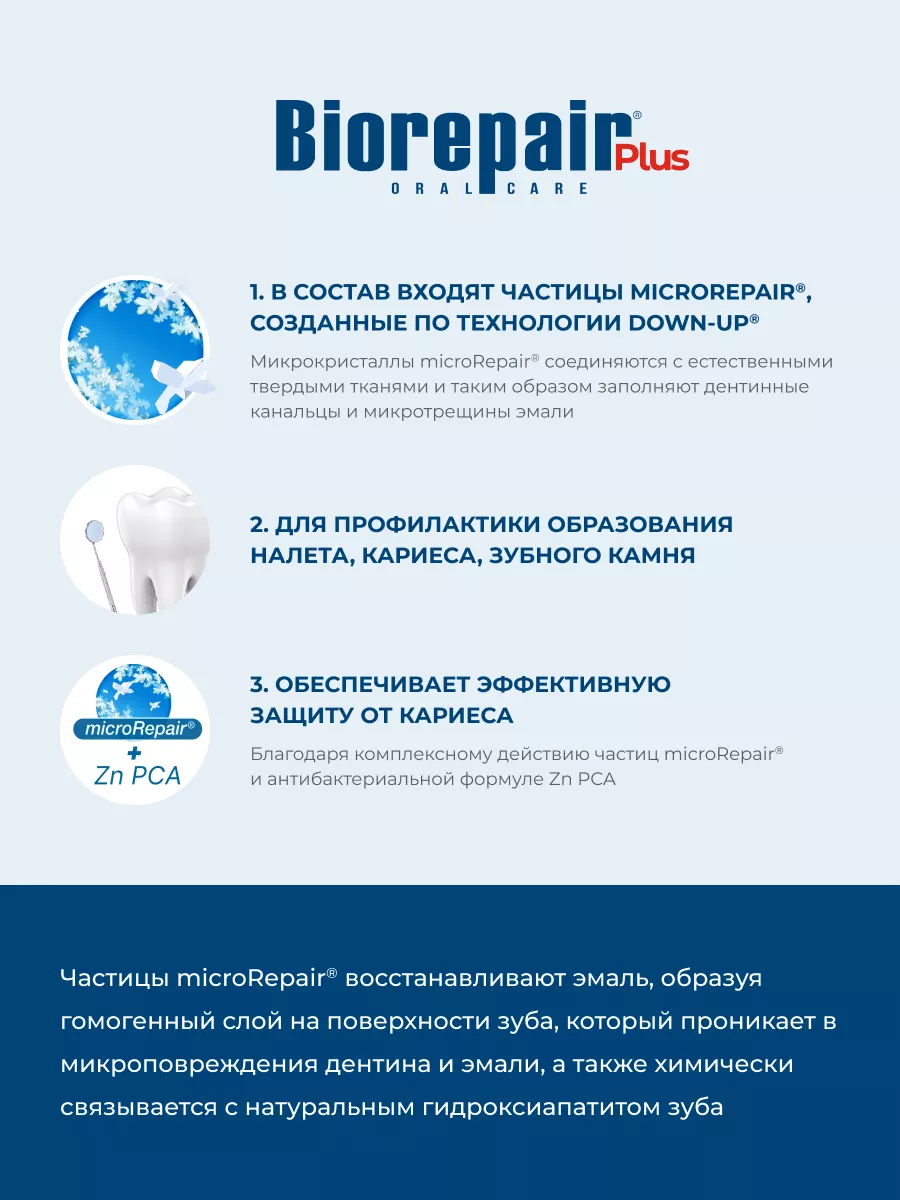 Зубная паста Plus Total Protection, 25 мл BIOREPAIR 174434404 купить за 650  ₽ в интернет-магазине Wildberries