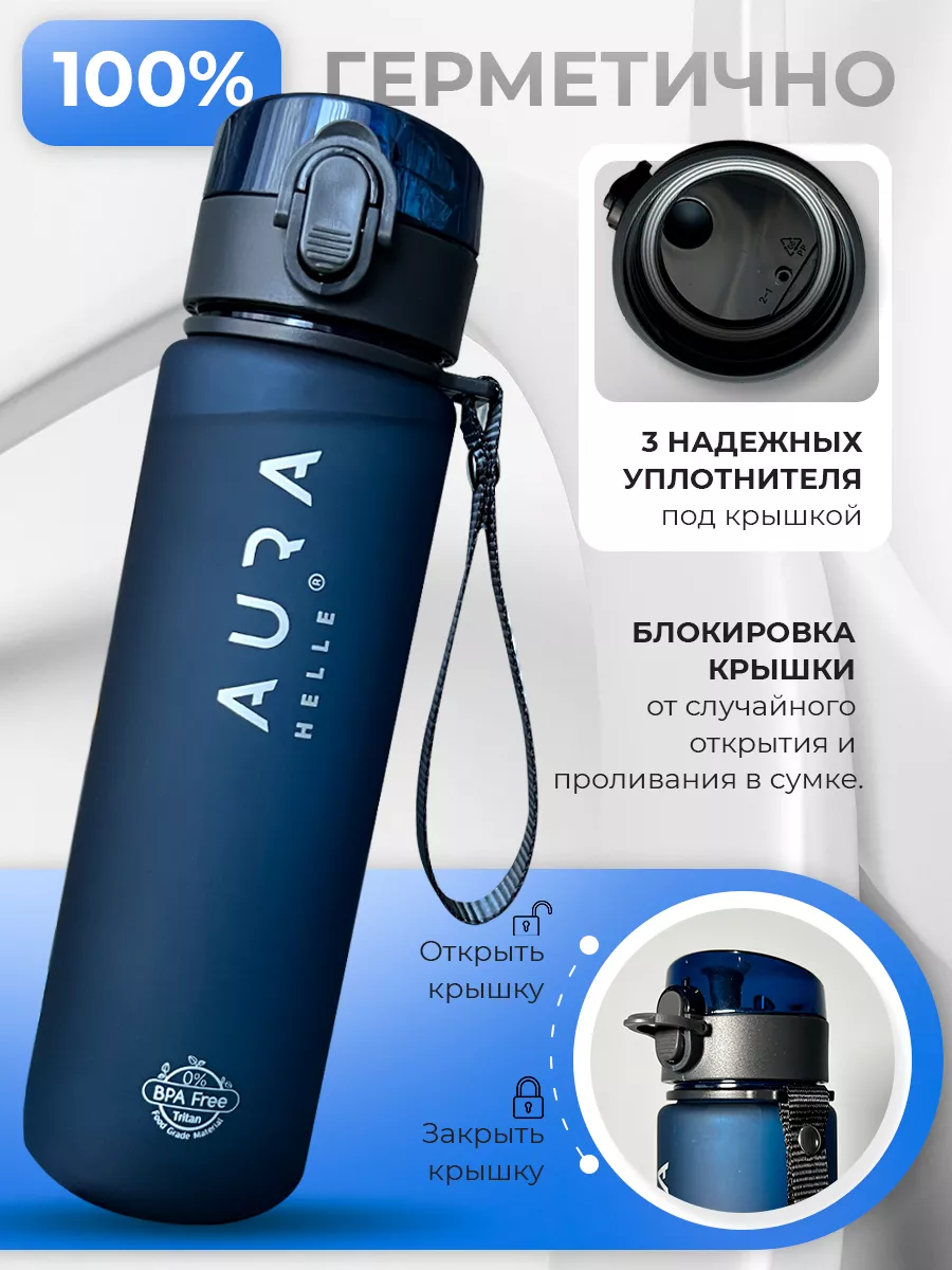 Бутылка для воды 500 мл Aura Helle Sport 174448462 купить за 524 ₽ в  интернет-магазине Wildberries