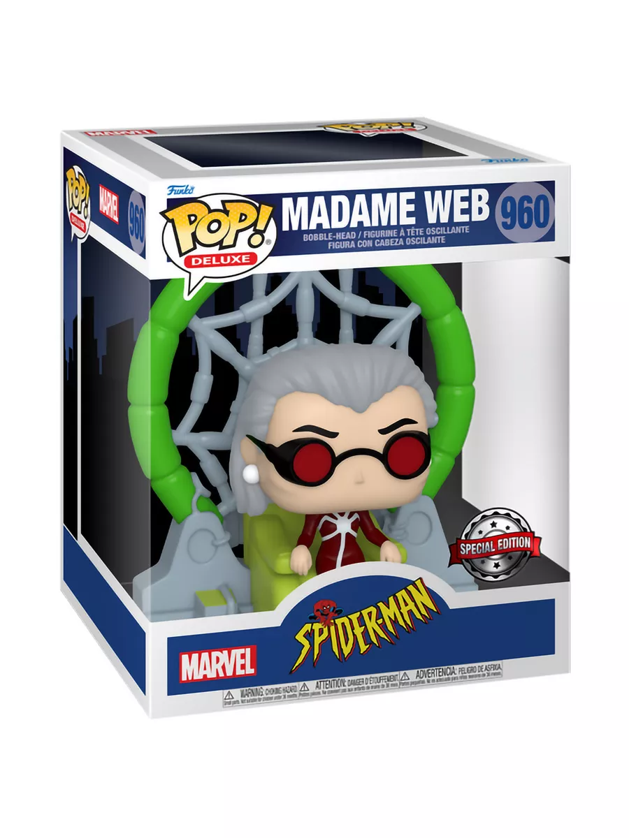 Фигурка игрушка Funko POP Marvel Мадам Паутина Funko 174494220 купить в  интернет-магазине Wildberries