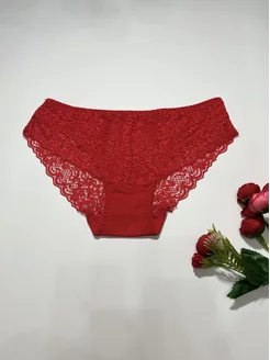 Cherry Red Lace Panties