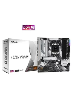 Материнская плата A620M PRO RS, AM5, Micro-ATX Asrock 174531703 купить за 13 722 ₽ в интернет-магазине Wildberries