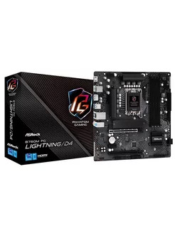 Материнская плата B760M PG LIGHTNING D4, Micro-ATX Asrock 174531763 купить за 9 928 ₽ в интернет-магазине Wildberries