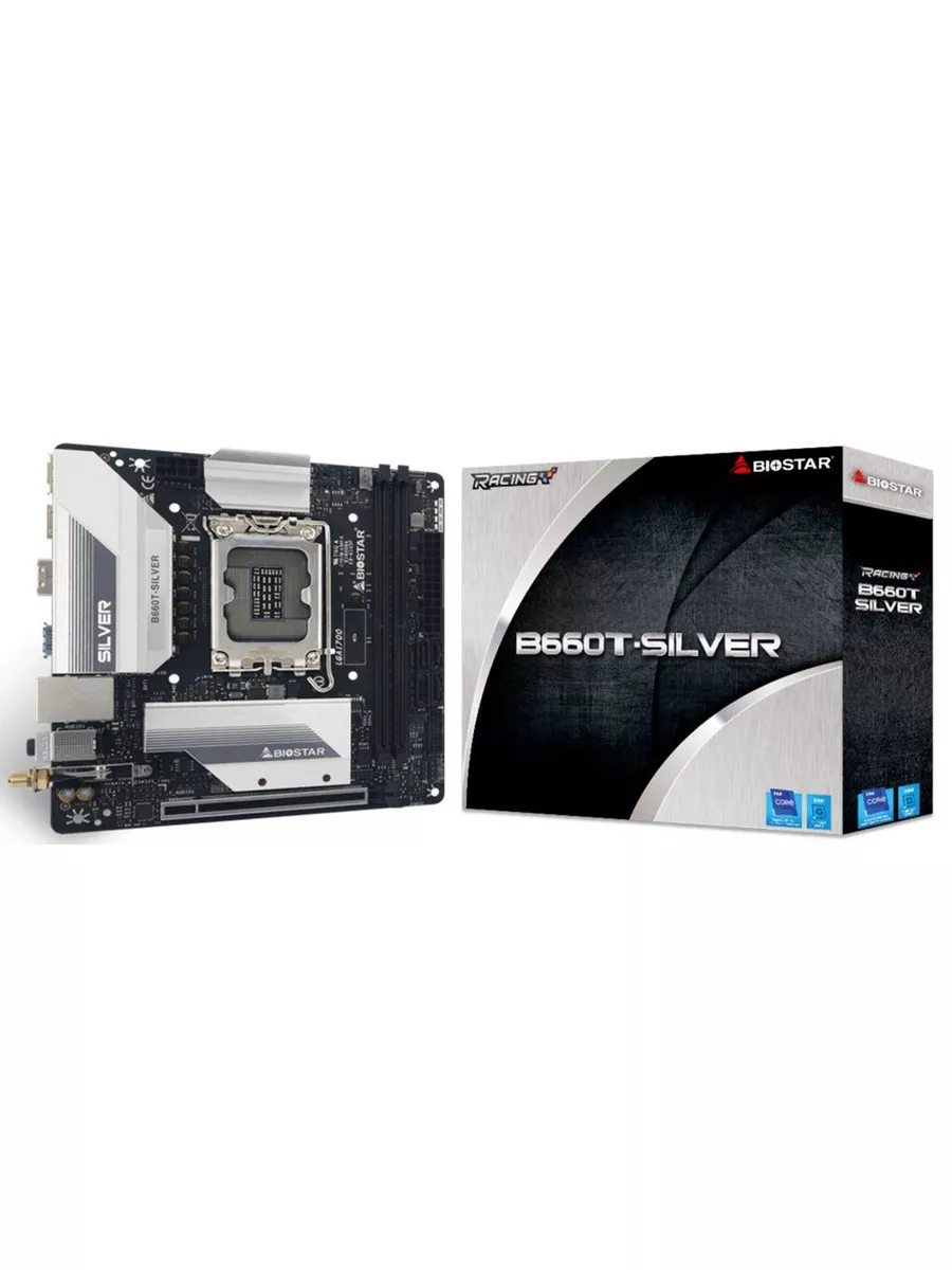 Материнская плата B660T-SILVER, LGA 1700, Mini-ITX Biostar