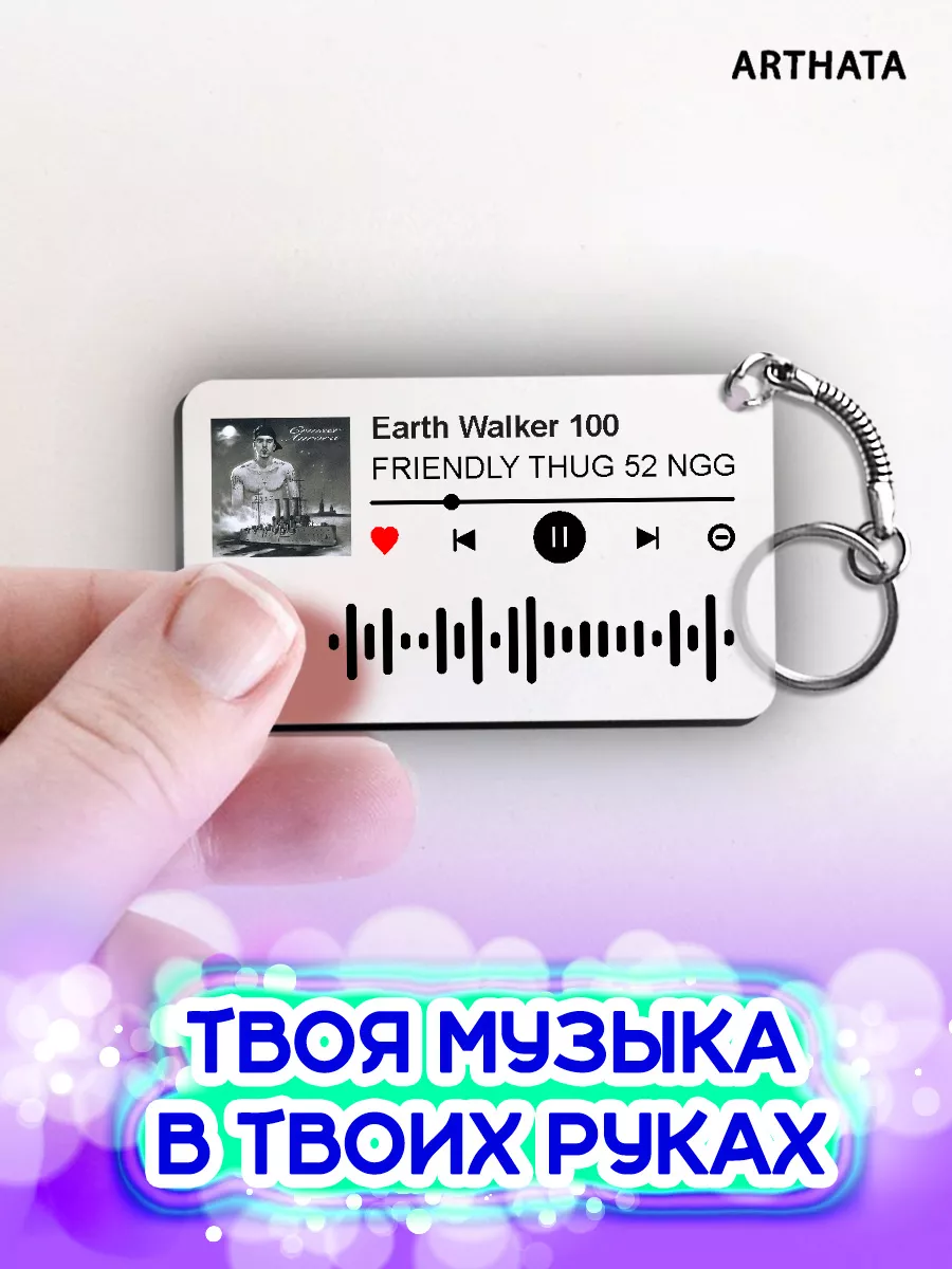 Спотифай Брелок Friendly Thug 52 NGG - Earth walker 100 Arthata-spotify  постер Спотифай постер 174533259 купить за 270 ₽ в интернет-магазине  Wildberries