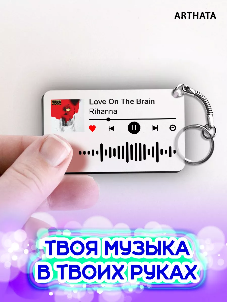 Спотифай Брелок Rihanna - Love on the brain Arthata-spotify постер Спотифай  постер 174533319 купить за 261 ₽ в интернет-магазине Wildberries