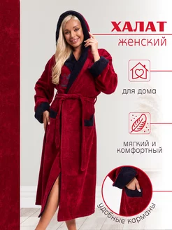 Халат махровый домашний с капюшоном Textile777 174533750 купить за 4 018 ₽ в интернет-магазине Wildberries