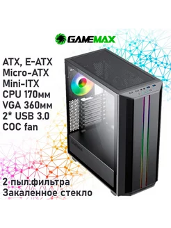 Корпус Precision COC Black (T808) без БП GameMax 174544137 купить за 7 182 ₽ в интернет-магазине Wildberries