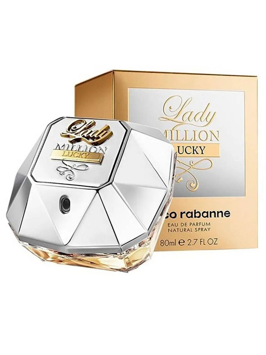 Ван миллион духи женские. Духи Paco Rabanne Lady million. Paco Rabanne Lady million 80 мл. Paco Rabanne Lady million Lucky EDP, 80 ml. Paco Rabanne Lady million Lady Tester 80ml EDP.