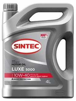 Моторное масло 10W40 Люкс SL CF 5000 Полусинтетика Sintec 174580493 купить за 1 154 ₽ в интернет-магазине Wildberries