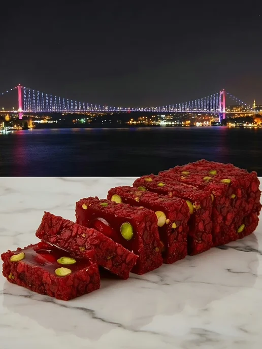 TurkoBaba Рахат лукум гранат фисташки барбарис, вариант, фото 3
